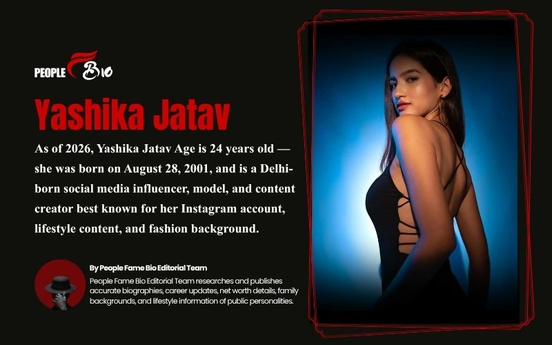 Yashika Jatav Age, Biography & Career Facts (2026) Yashika Jatav Age, Biography & Career Facts (2026)